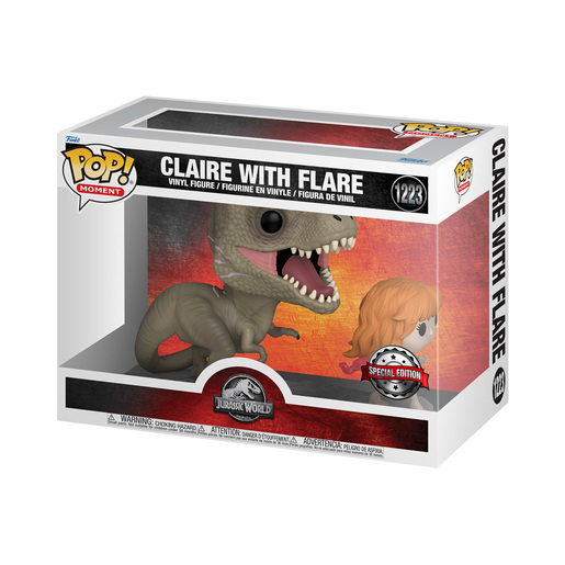 Image of Funko Pop! Movie Moment Jurassic World - Claire with Flare Vinyl Figure