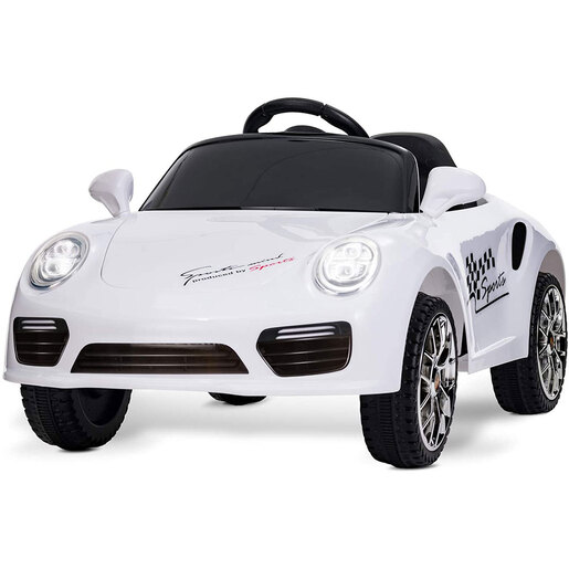 Ride On 6V Electric Sports Car White