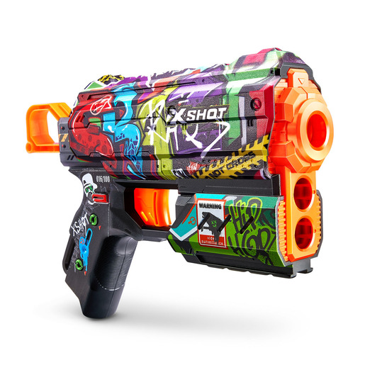 X-Shot Skins: Flux - Graffiti Blaster with 8 Darts by ZURU