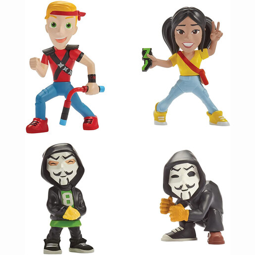 Spy Ninjas 3' Collectible Figures 4 Pack (Styles Vary)