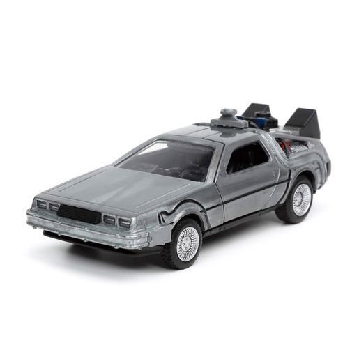 Image of Hollywood Rides 1:32 Diecast - Back to the Future Time Machine Car