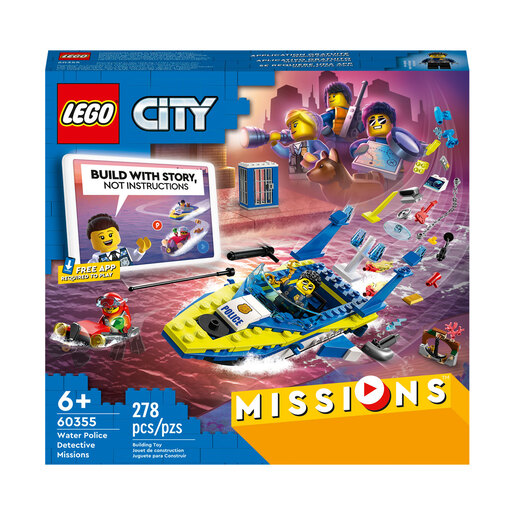 LEGO City Water Police Detective Missions Set - 60355
