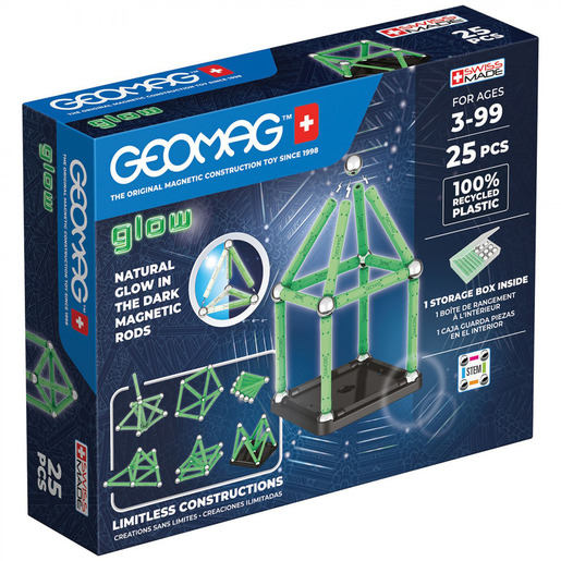 Geomag Glow Magnetic Construction Set - 25 Pieces