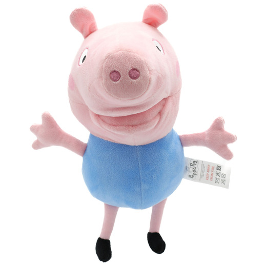 Image of Peppa Pig 28cm George Soft Puppet Toy