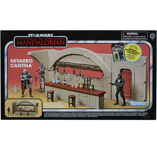 Star Wars The Vintage Collection: The Mandalorian Nevarro Cantina Playset with Imperial Death Troope