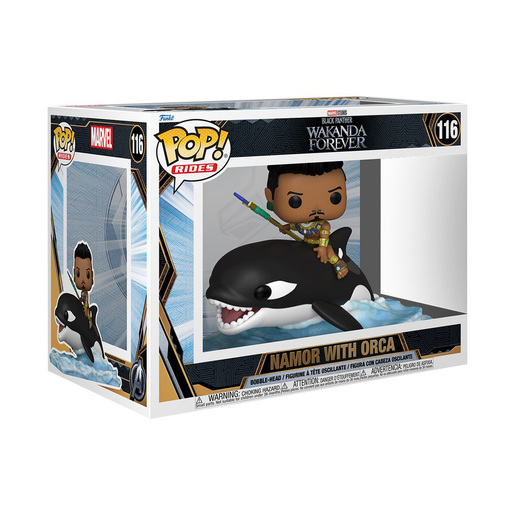 Funko Pop! Rides Black Panther Wakanda Forever - Namor with Orca Vinyl Figure