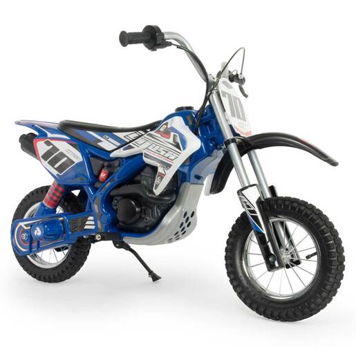 Image of Injusa Xtreme Battery Powered Ride-on Motorbike - Blue Fighter 24v