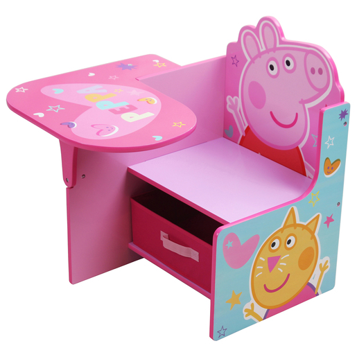 Peppa Pig Chair Desk with Storage Bin