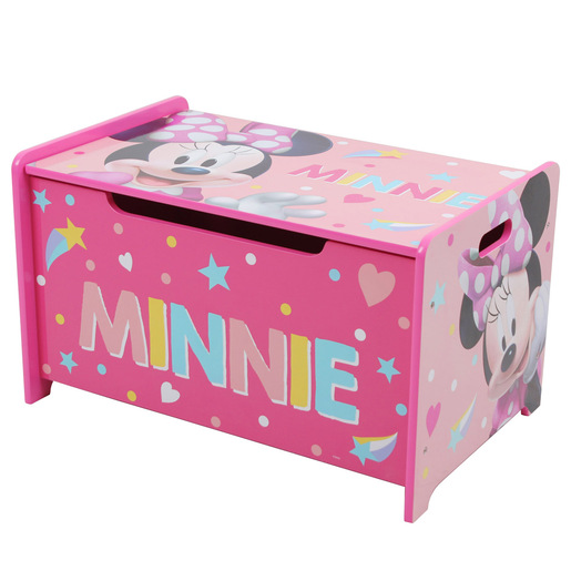 Minnie Mouse Deluxe Wooden Toy Box and Bench