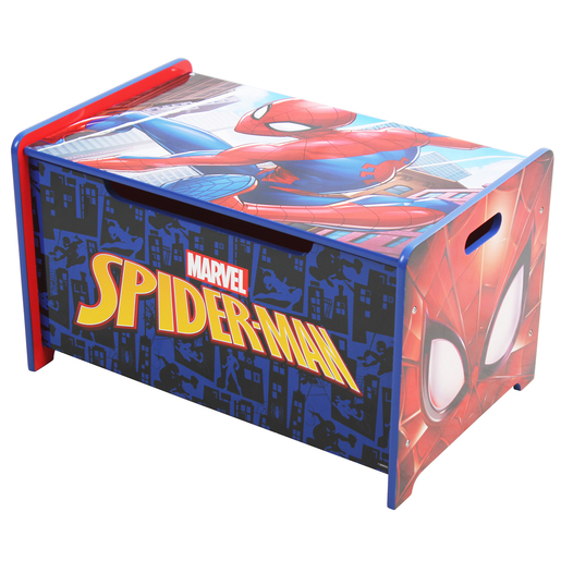 Spider-Man Deluxe Wooden Toy Box and Bench