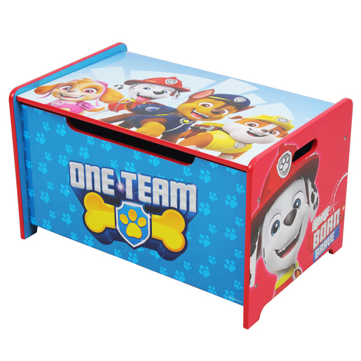 Paw Patrol Deluxe Wooden Toy Box and Bench