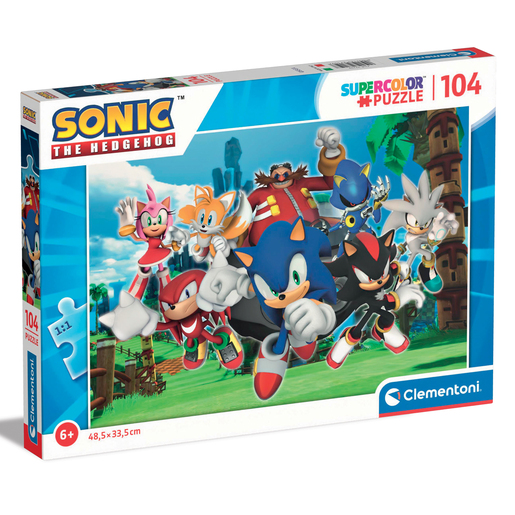 Clementoni - Sonic the Hedgehog Puzzle 104 Pieces