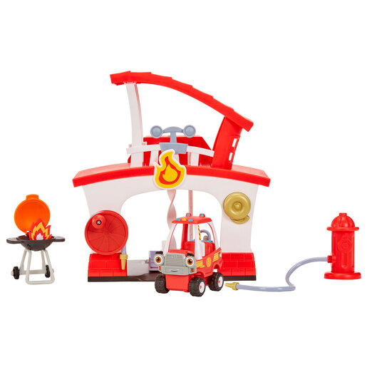 Let's Go Cozy Coupe Fire Station Playset
