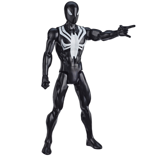 Spider-Man Titan Hero - Black Suit Spider-Man 30cm Action Figure