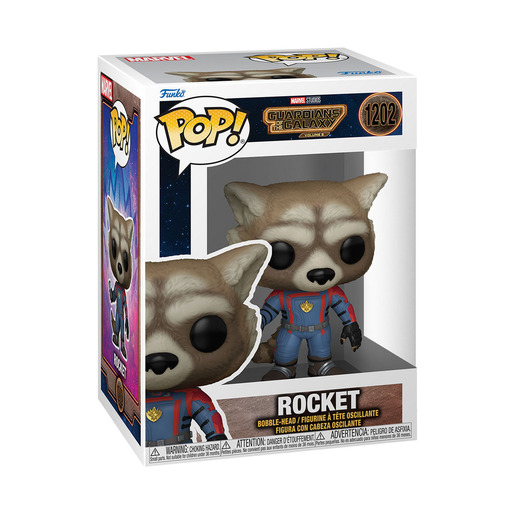 Image of Funko Pop! Marvel Guardians of the Galaxy 3 - Rocket Raccoon Vinyl Figure