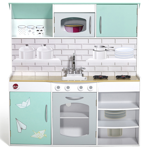 Plum Peppermint Townhouse 2-in-1 Dolls House and Kitchen