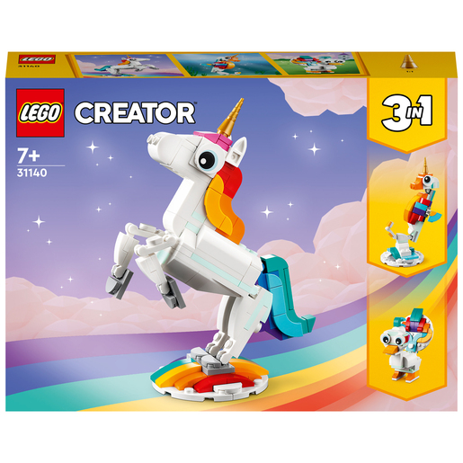 LEGO Creator 3-in-1 Magical Unicorn Playset 31140