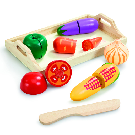 Woodlets Slicing Food Playset - Vegetables