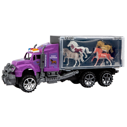 Pony Express Transporter Truck Playset