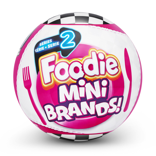 Foodie Mini Brands Series 2 Capsule by ZURU (Styles Vary)