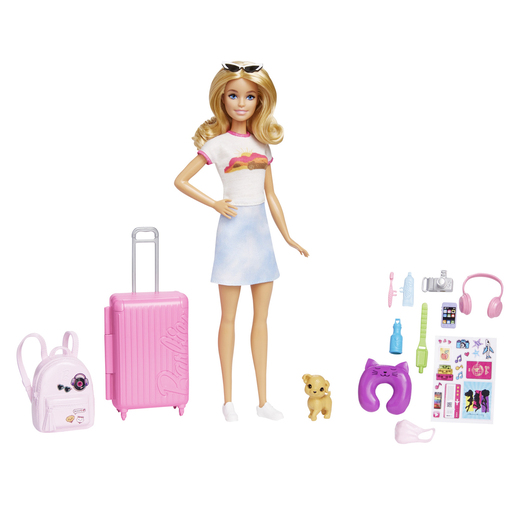 Barbie Malibu Doll Travel Playset