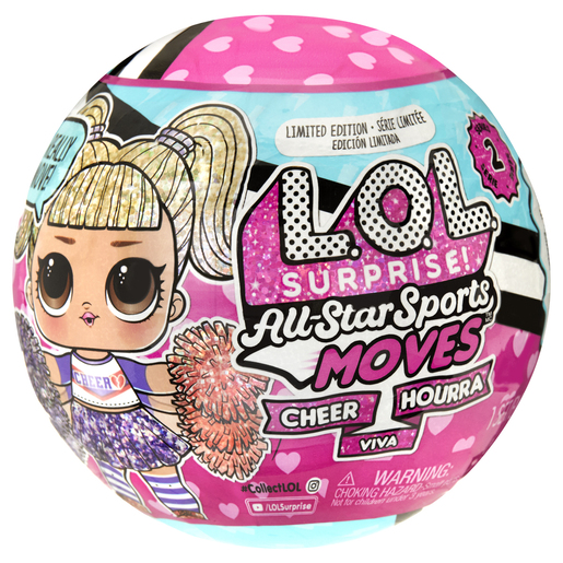 LOL Surprise! All-Star Sports Moves - Cheer Doll (Styles Vary)