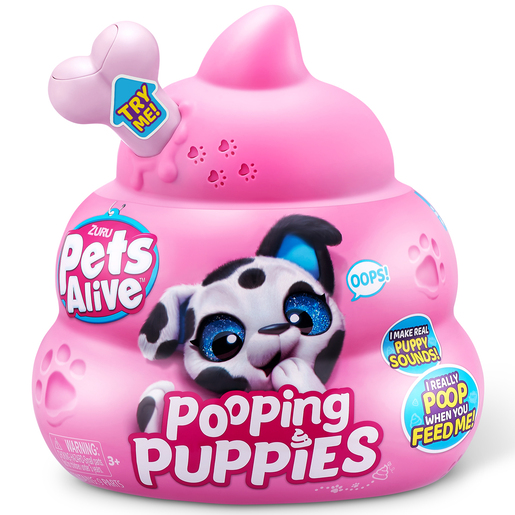 Pets Alive Pooping Puppies by ZURU (Styles Vary)