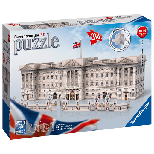 Image of Ravensburger Buckingham Palace 3D Jigsaw Puzzle-216pc