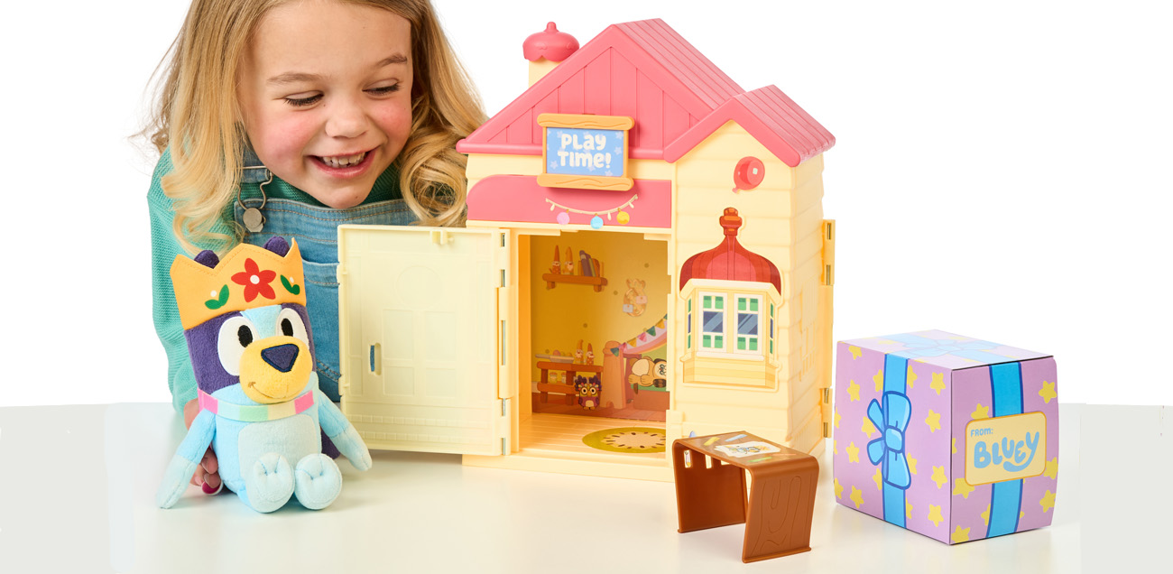 Child playing with LEGO Duplo set
