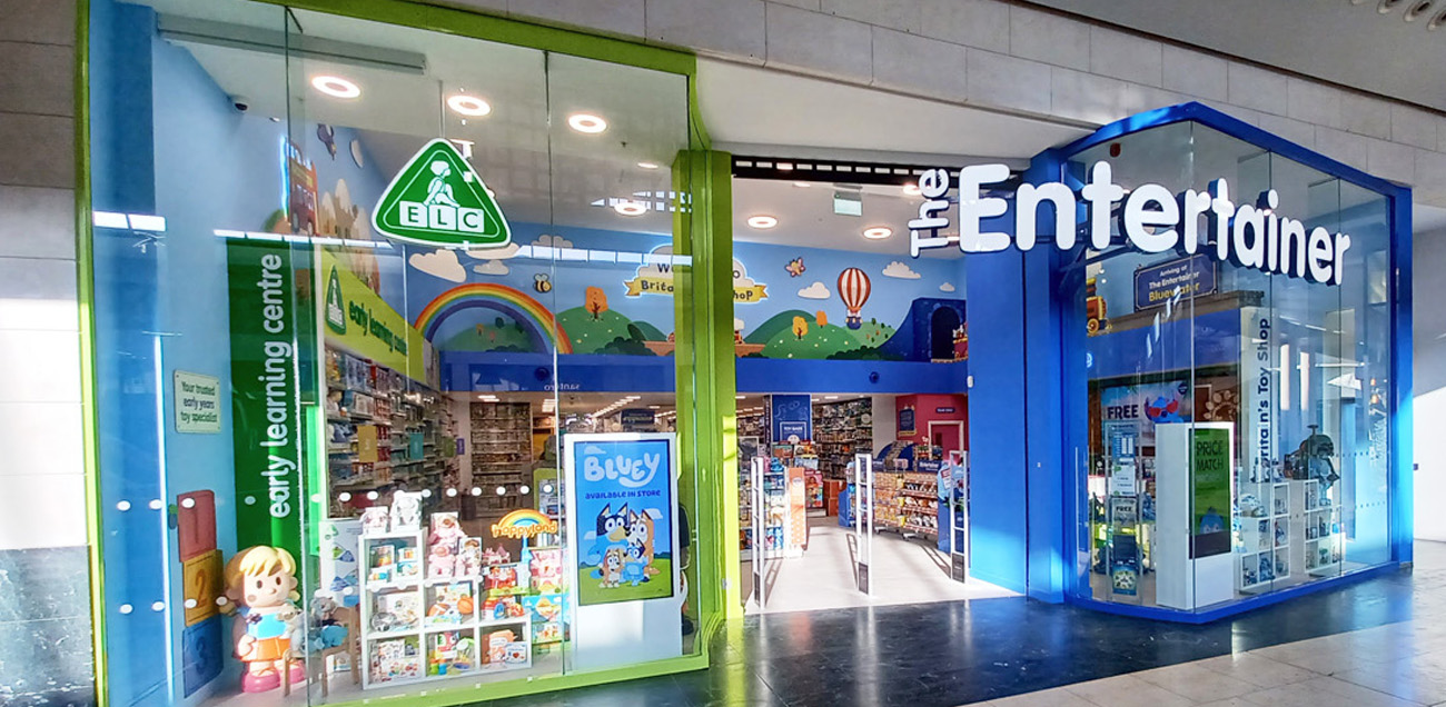 New Bluewater The Entertainer Store Front