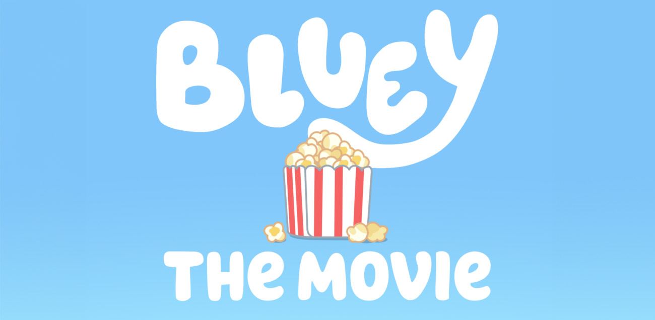 Bluey The Movie teaser font