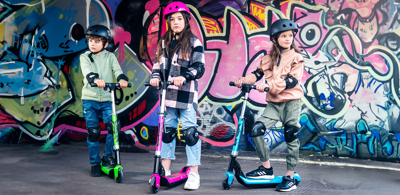 Cool Kids on Scooters