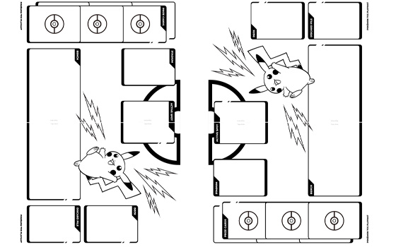 Example of a Pokemon TCG playmat