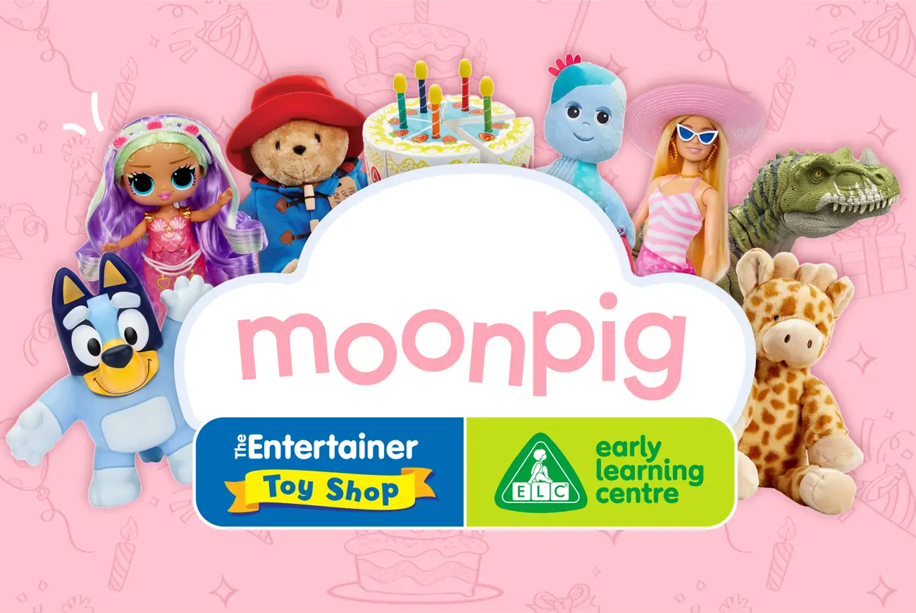 Moonpig x The Entertainer
