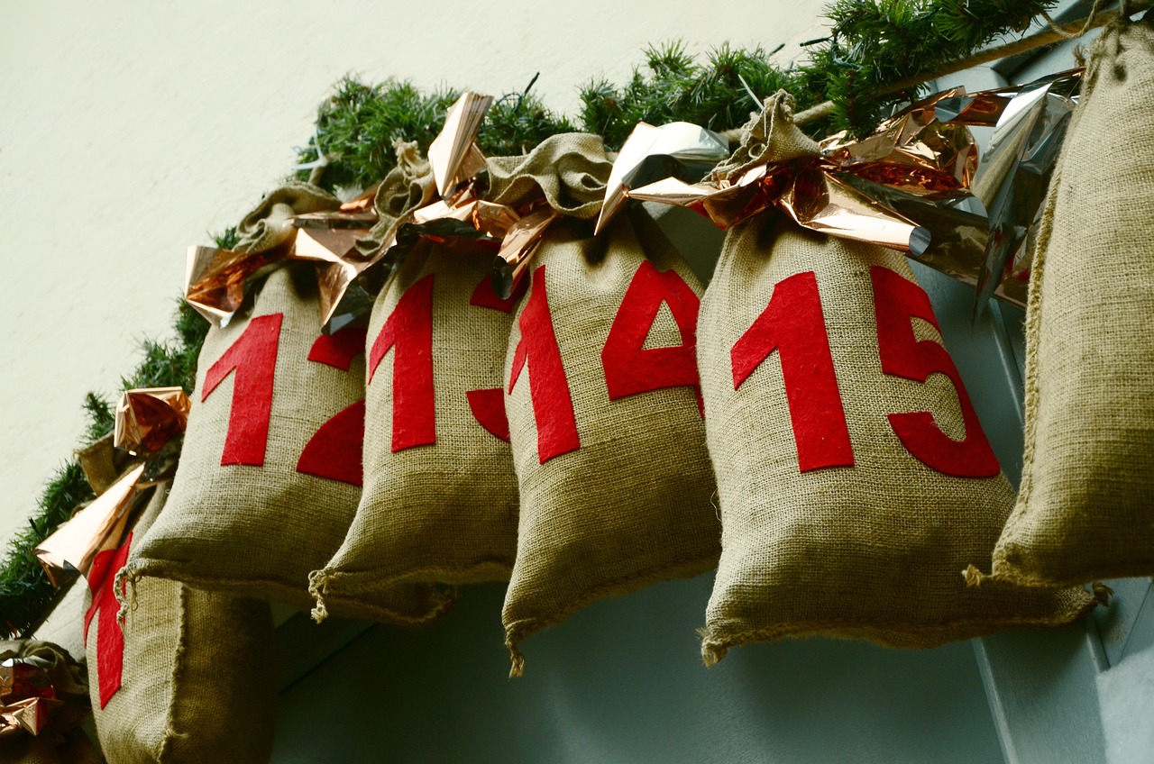 Handmade advent calendar