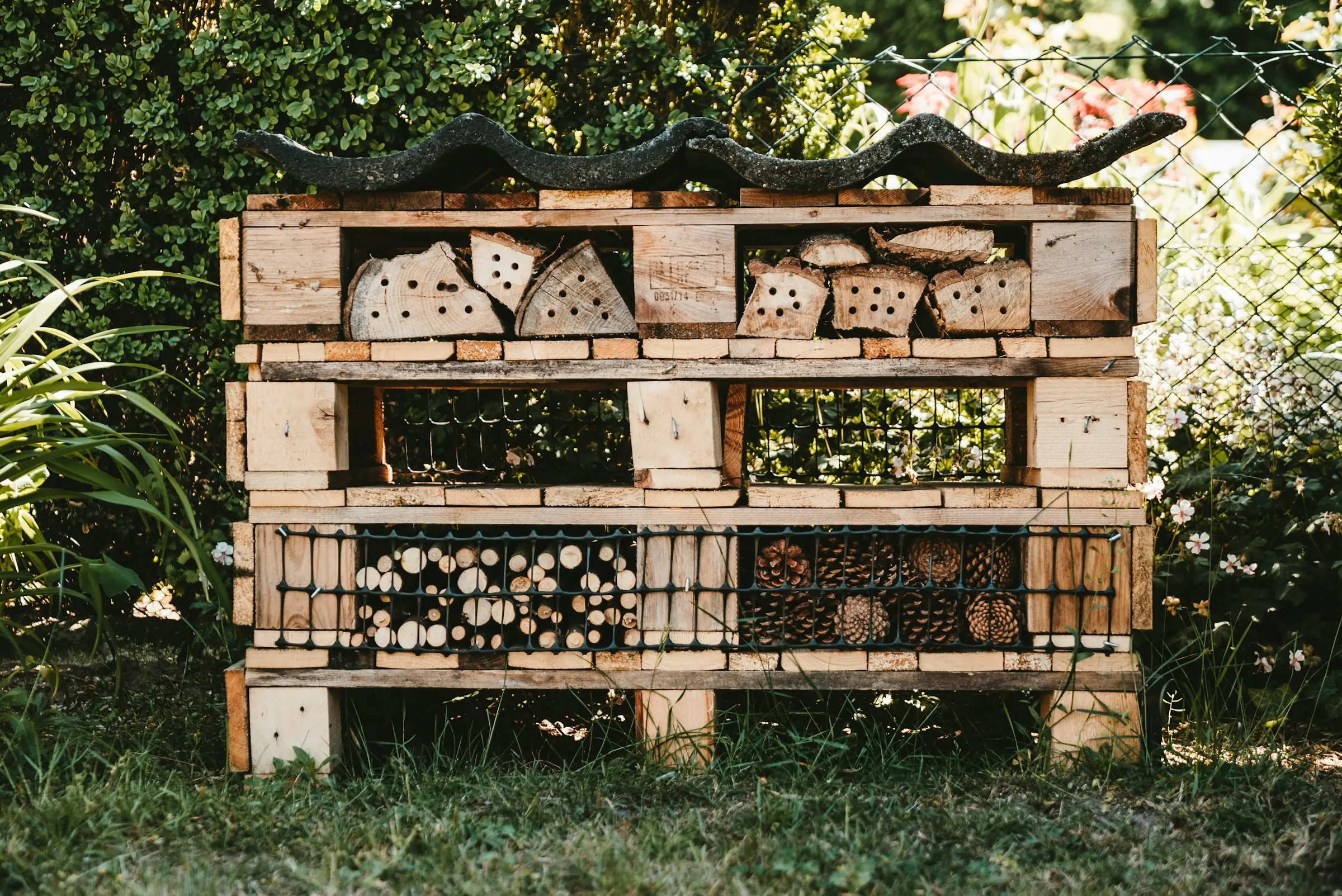Bug mansion for insects.