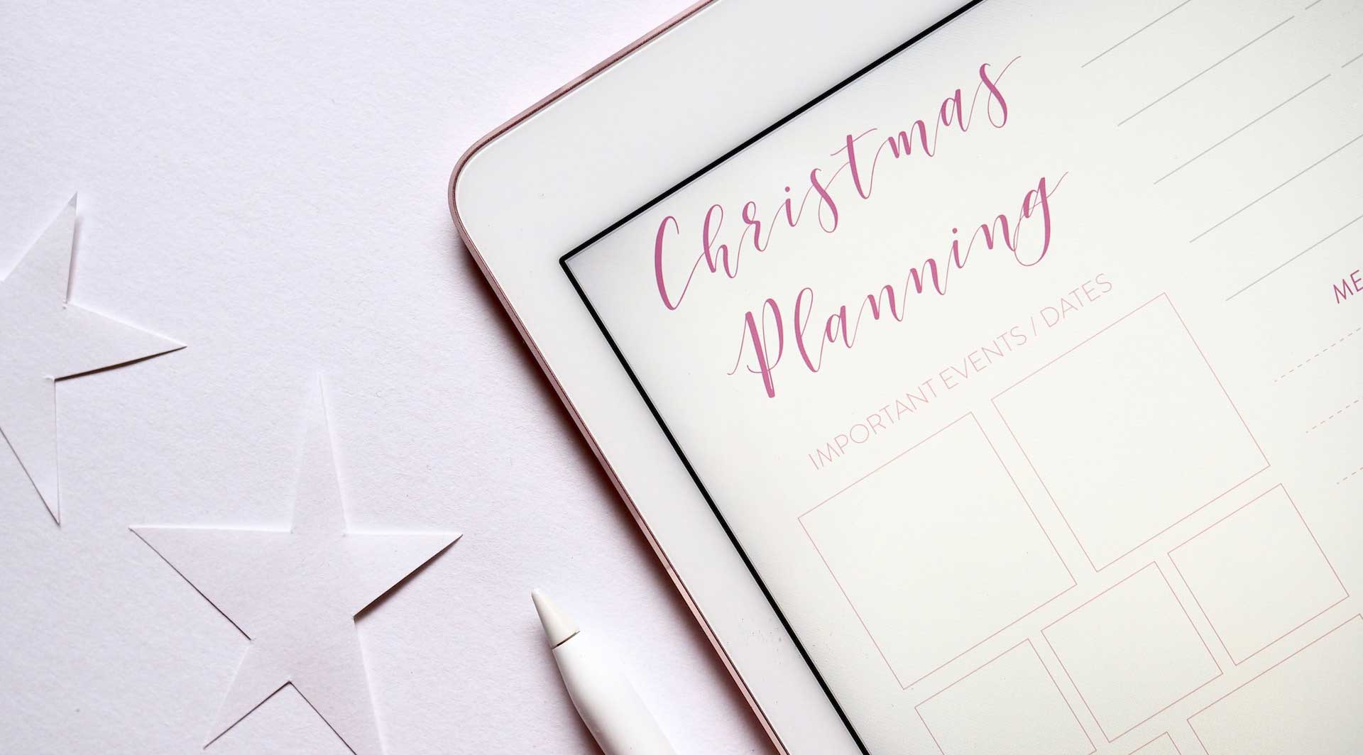 christmas planning list