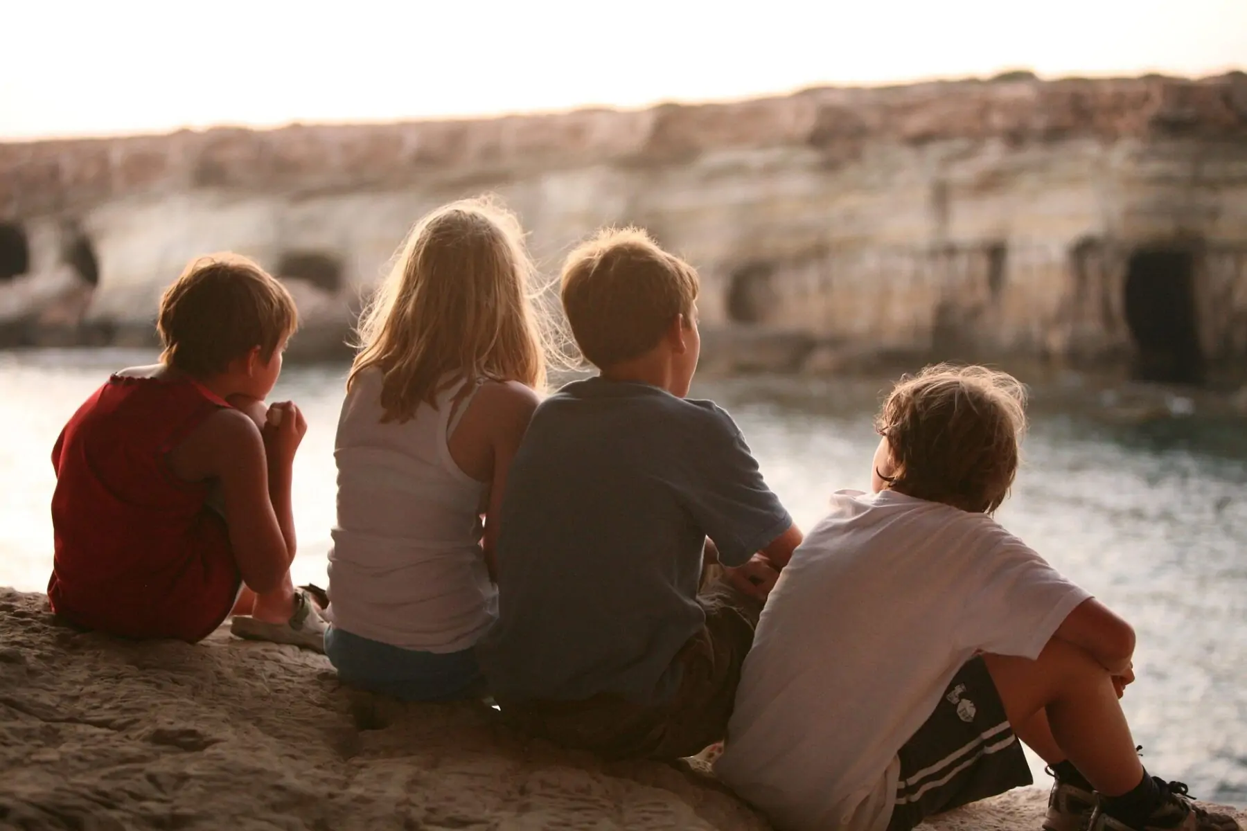 kids sitting together