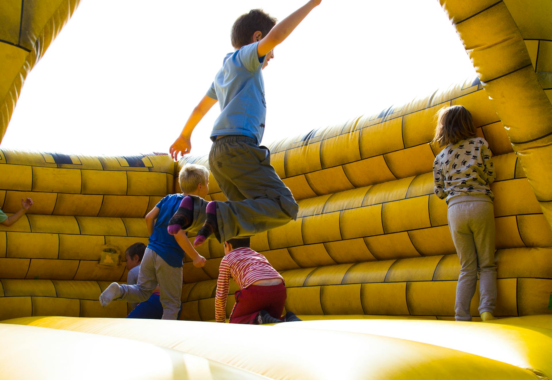Kids bouncy castle.
