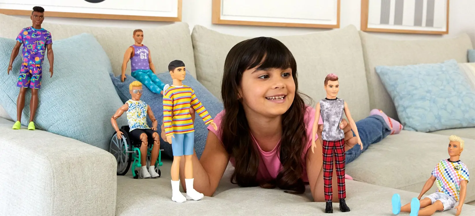 girl with ken dolls