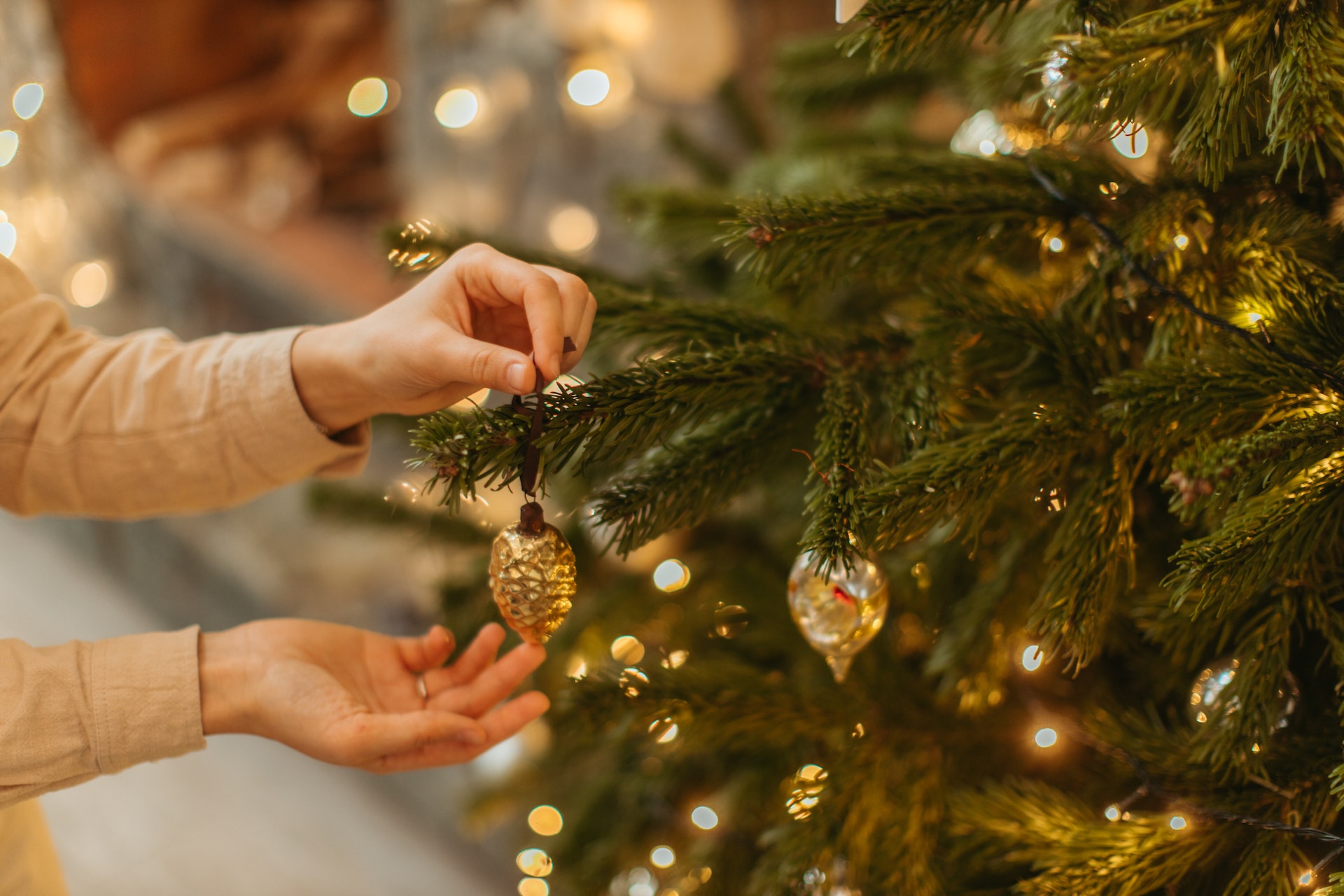 Christmas tree decorations.