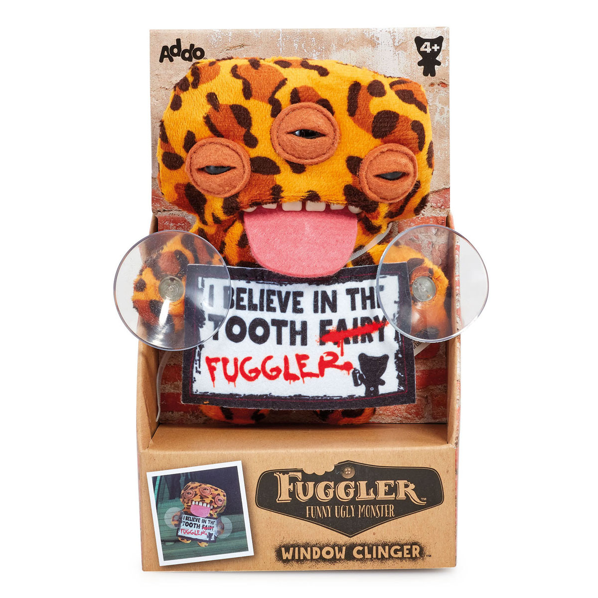 Fuggler Window Clinger - Annoyed Alien Soft Toy | The Entertainer