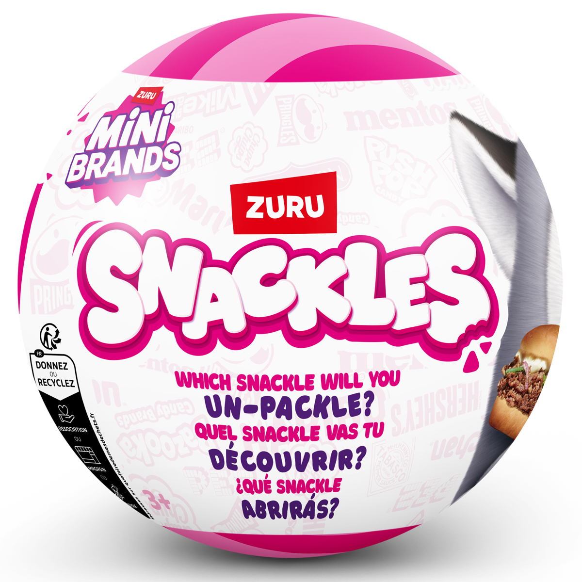 Mini Brands Small 14cm Snackles Series 1 Wave 2 by ZURU (Styles
