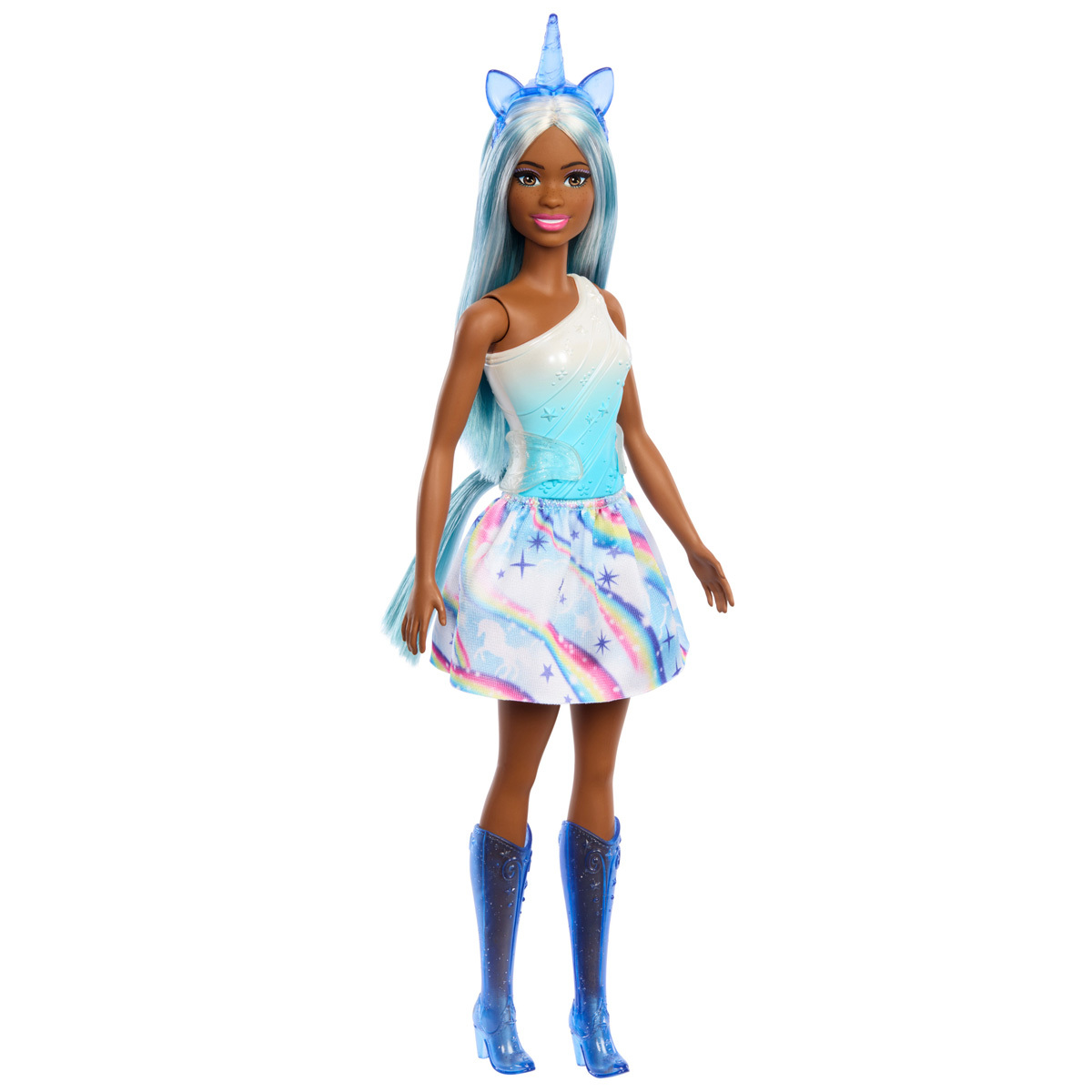 Barbie Unicorn Doll Blue The Entertainer