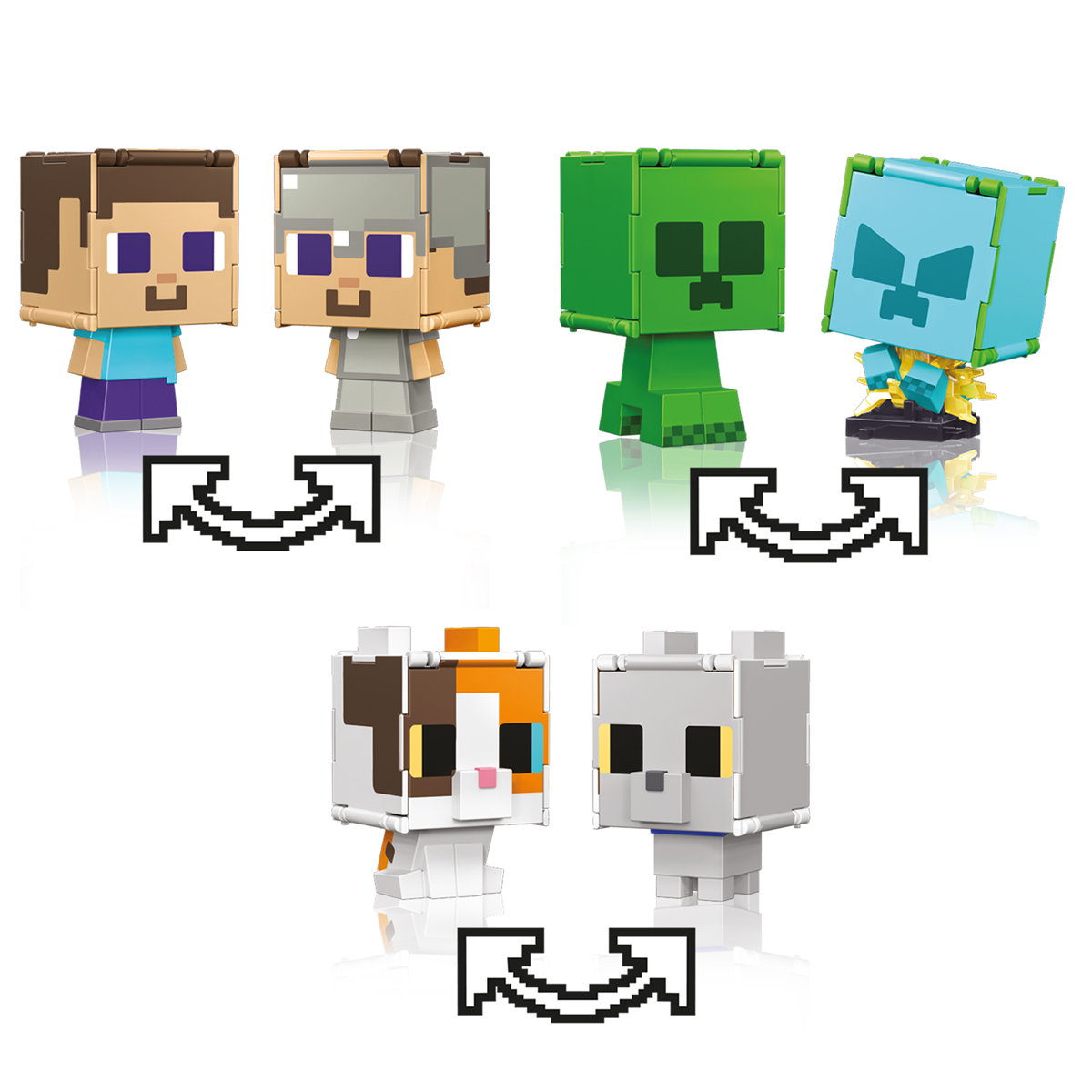 Minecraft Flippin' Figs Figure (Styles Vary) | The Entertainer