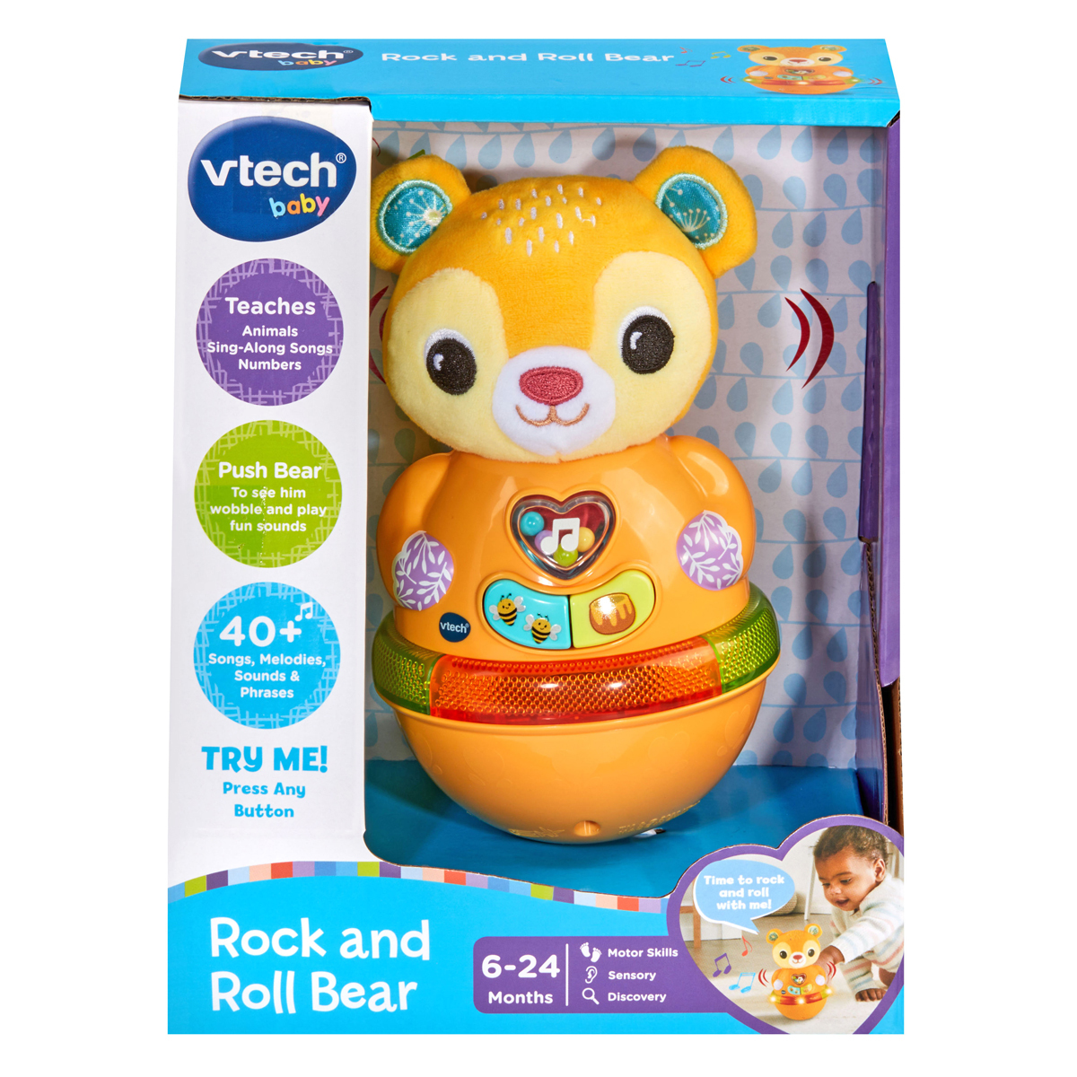 VTech Baby Rock and Roll Bear Interactive Learning Toy | The Entertainer
