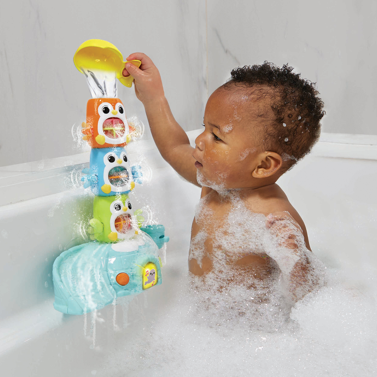 VTech Stack and Slide Penguin Pals Bath Toy | The Entertainer