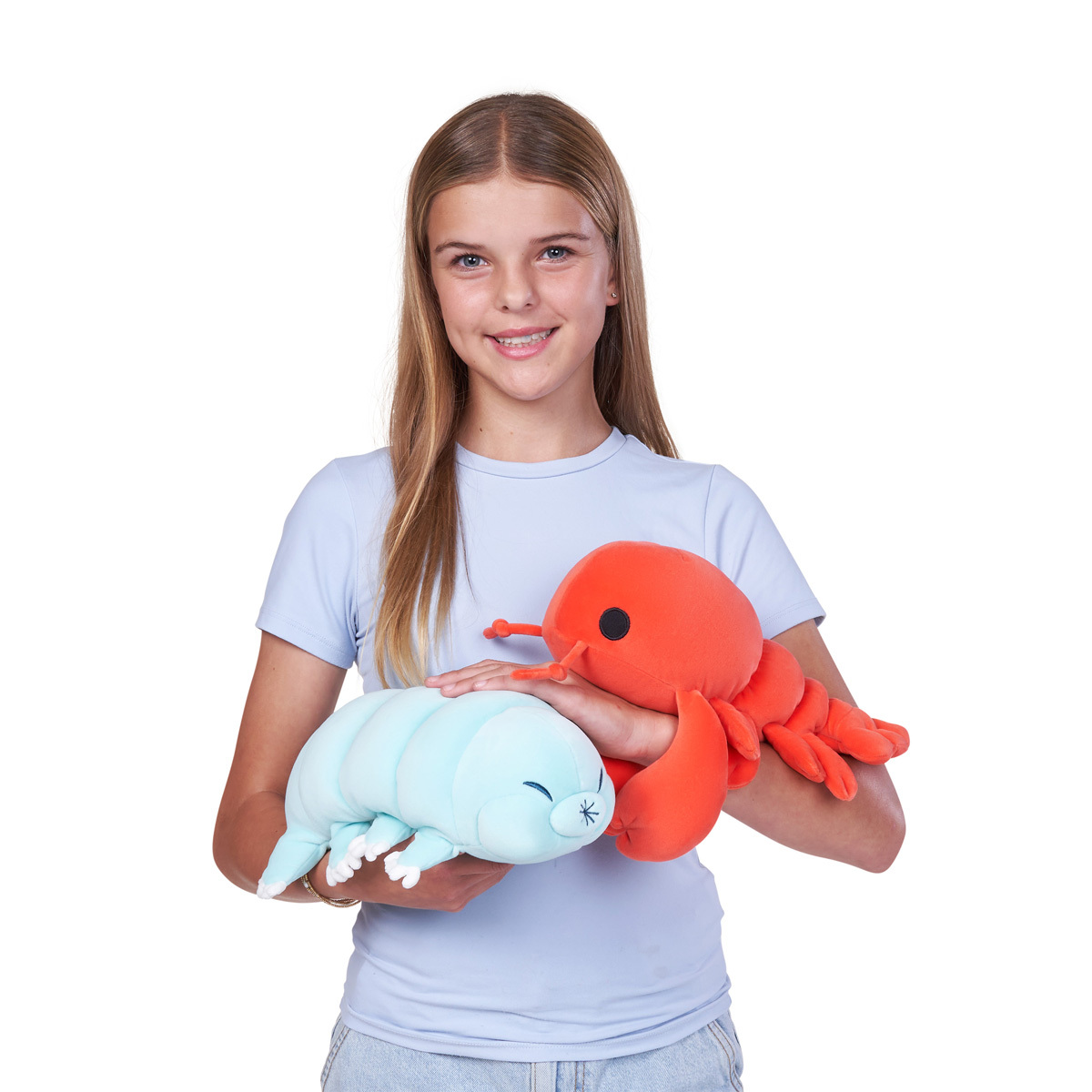 Hug A Rabbit Lenny Hug-A-Lumps Lenny the Lobster Weighted 13cm Soft Toy by ZURU | The ...
