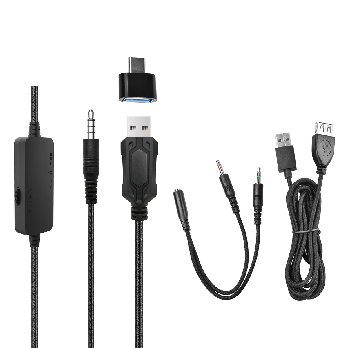 Oniverse Oniverse Casque Filaire LED Nebula Infinite Black Oniverse Oniverse Casque Filaire LED Nebula Infinite Black