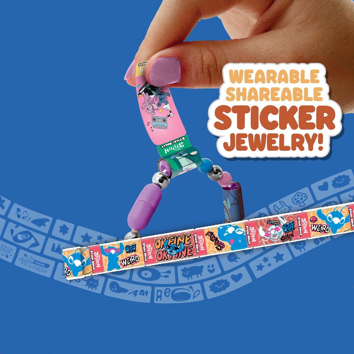 Sticki Rolls Disney Stitch Mystery Capsule (Styles Vary) | The Entertainer